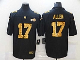 Men's Buffalo Bills #17 Josh Allen 2020 Black Leopard Print Fashion Limited Football Stitched Jersey Dzhi,baseball caps,new era cap wholesale,wholesale hats
